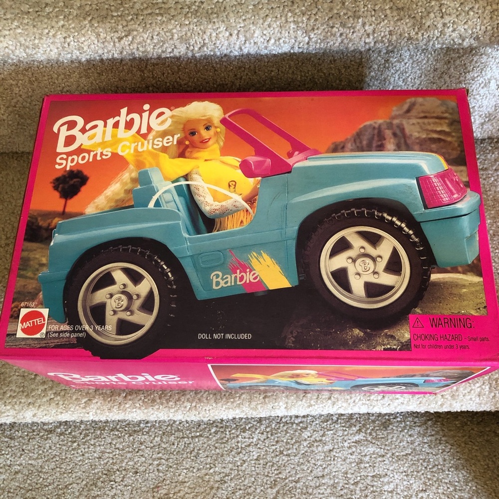 Vintage 1995 Mattel Barbie Sports Cruiser - Teal and Pink Accent